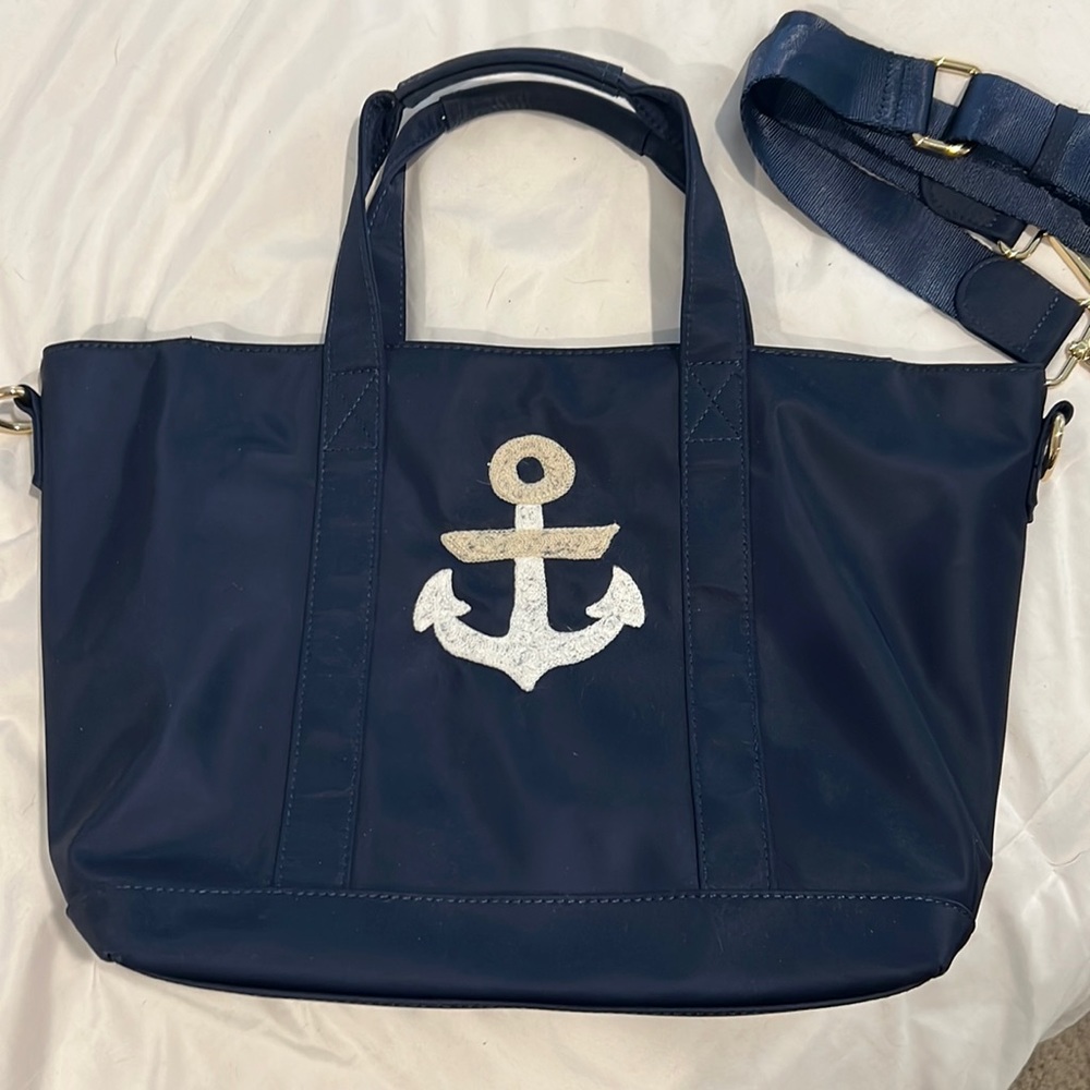Stoney Clover Lane embroidered tote